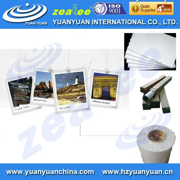 Eco solvent 180g 220g 230g 260g matte double sided fuji RC photo paper roll for inkjet printer