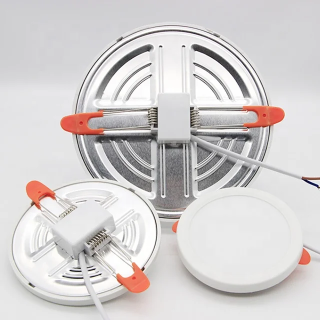 Chinese suppliers adjustable led panel light glass LGP recessed ceiling factory lamp 6W round indoor lighting