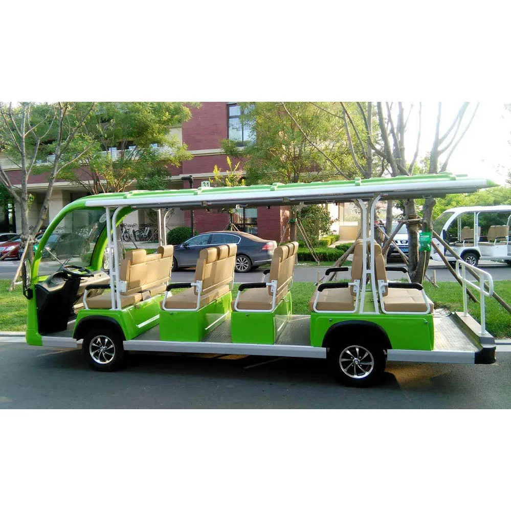 Маленький Электрический экскурсионный автомобиль, мини электрический автобус, гольф-тележка