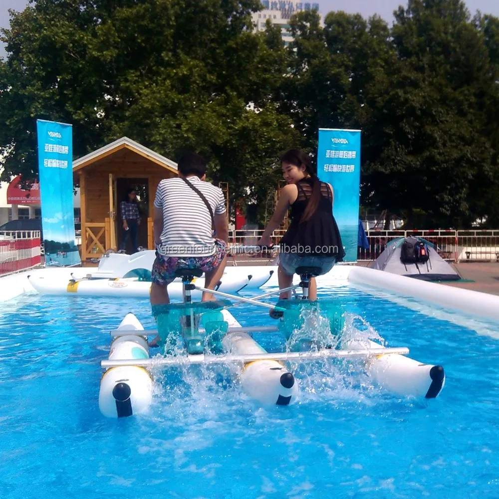CE PVC Pontoons Aluminum Water Bike Sea Bikes for sale