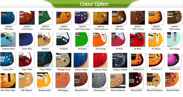 Китайский производитель заводская цена Кленовая Золотая винтажная электрическая гитара