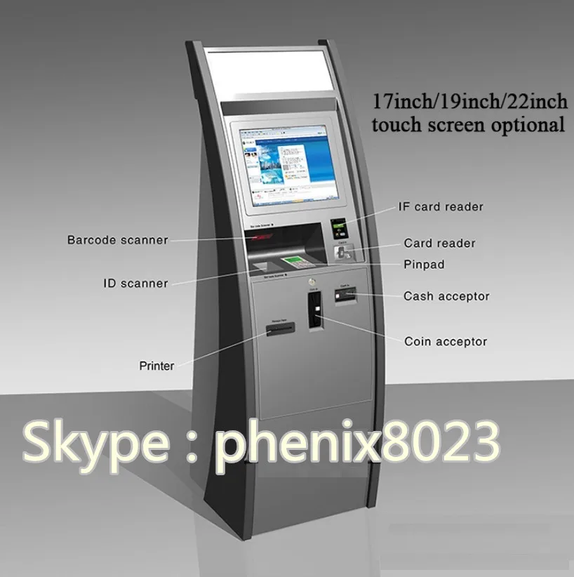 Многовалютный дозатор монет и оплата cjtouchInformation Tickting Queing проверка Mulitmeida интерактивный киоск