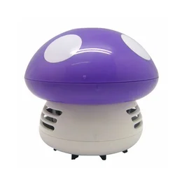 Cute Portable mushroom cartoon Mini Desktop Vacuum Desk Dust Cleaner