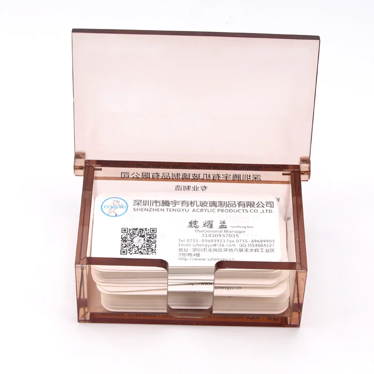 save 30%  high quality clear acrylic business card box acrylic card holder