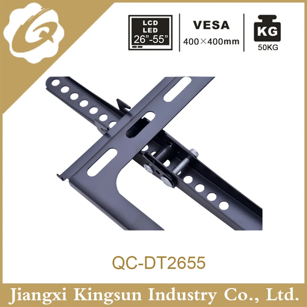 
Hot sell universal -15 degree tilting tv wall mount with bubble level design suit size 26 to 55 inch. 
