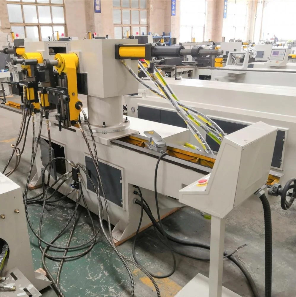 SW50NC Dual Headed Pipe Bending Machine square pipe bending machine tube bending machine for furniture chair Baby Walker