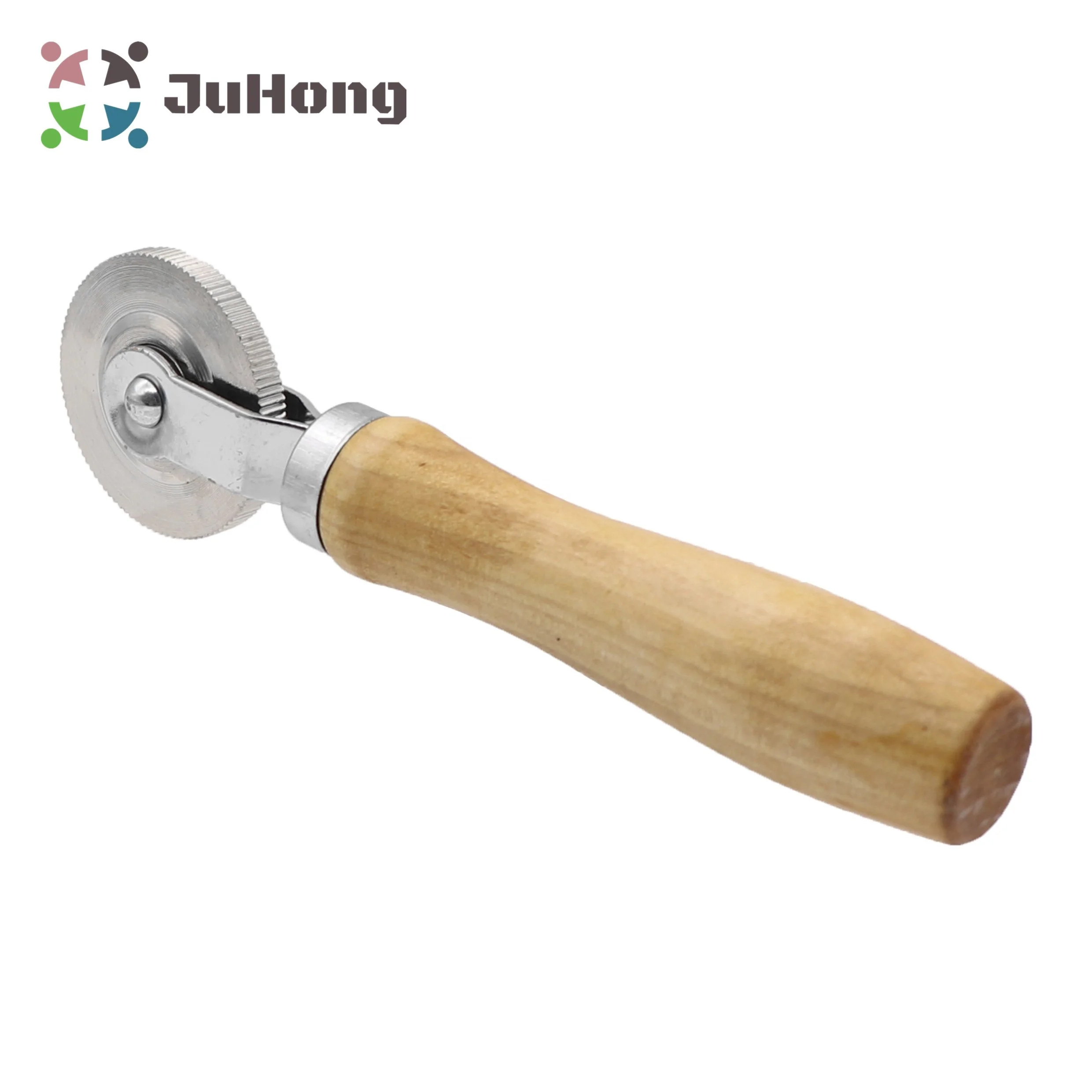 50x6mm Ball Bearing Roller Jumbo Size Wooden Handle Stitcher Tyre Patching Tool for Garage Tire Repair Tools