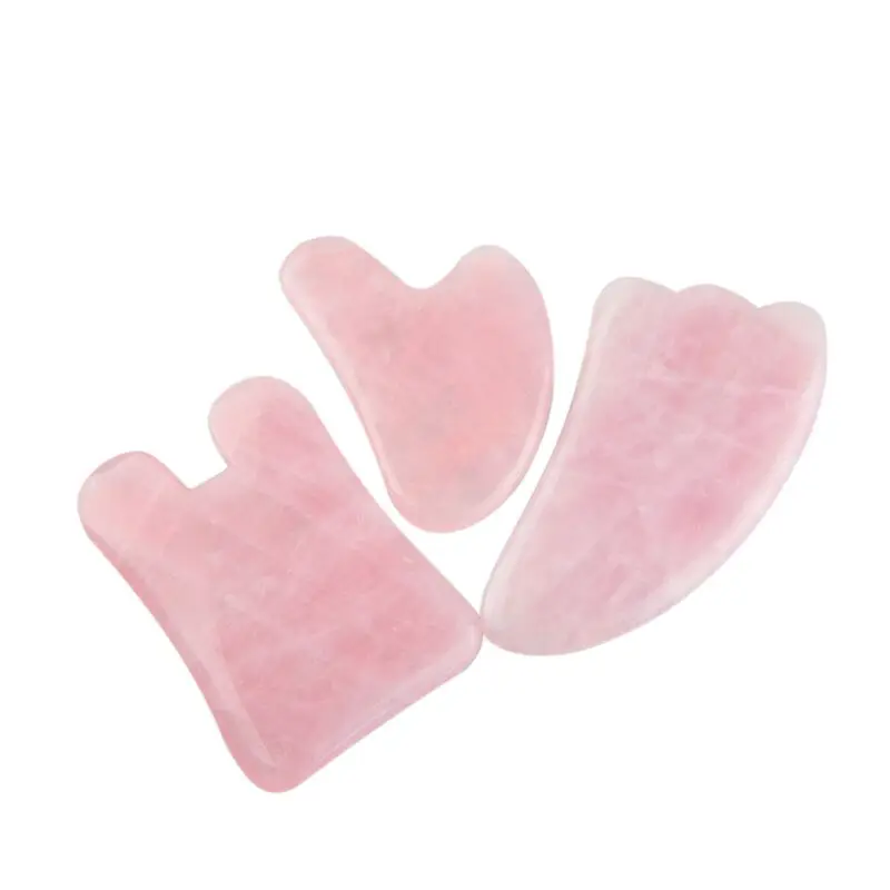 Rose Quartz Face Jade Skin Roller Jade Roller and guasha Manufacturer