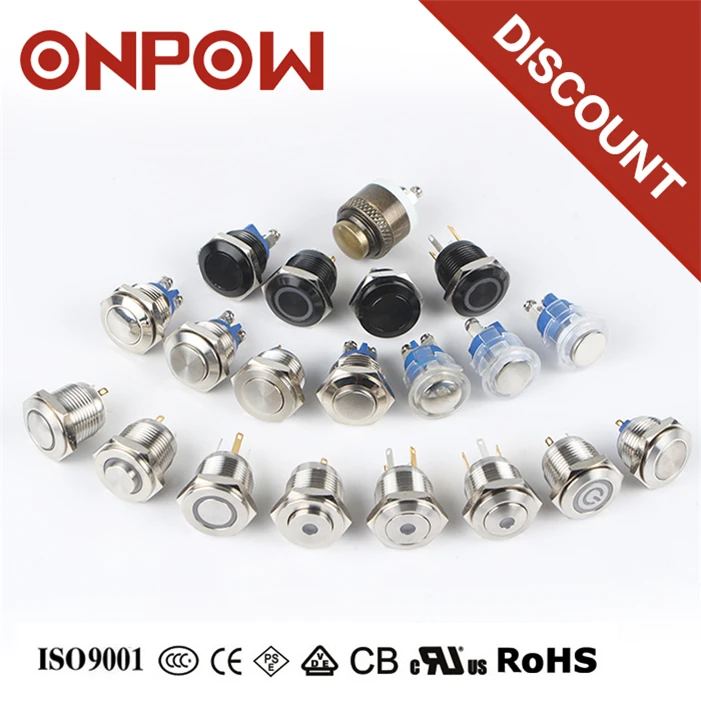 ONPOW фабрики аварийное отключение кнопочный переключатель 125a 80 В