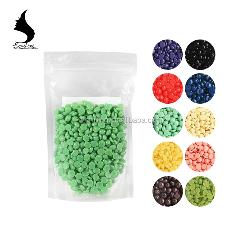 
100g Depilatory Wax Pellet Hot Film Hard Wax Beans Female Hair Removal No Strip Plainess Hard Wax 