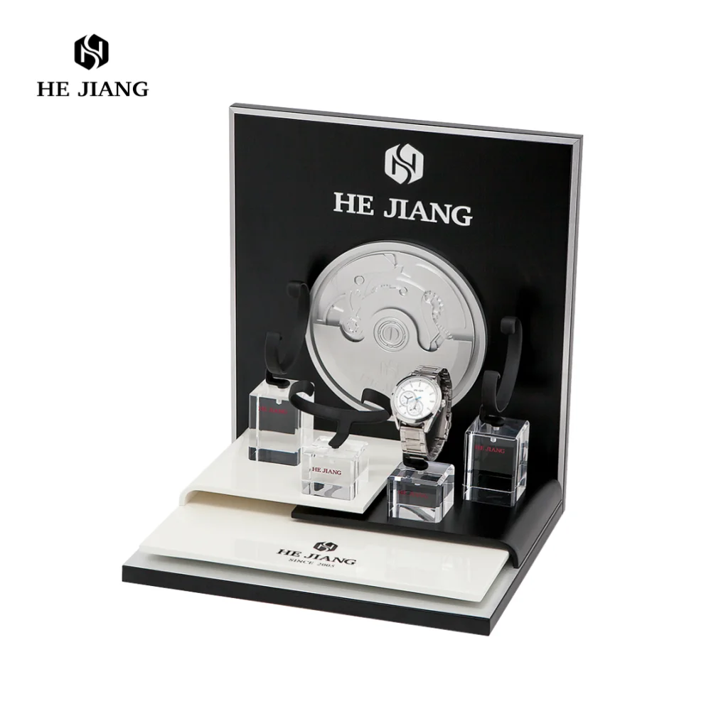 Factory Manufacture Customized MDF Acrylic Fashion Brand Watch Display