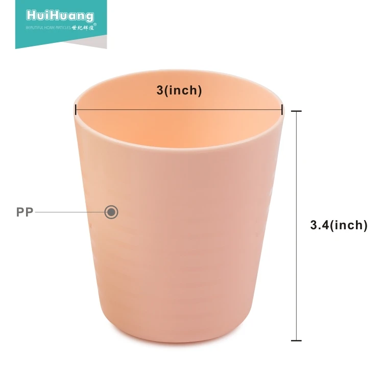 China Shantou factory cheap price PP candy color plastic tumbler custom plastic tumbler cups