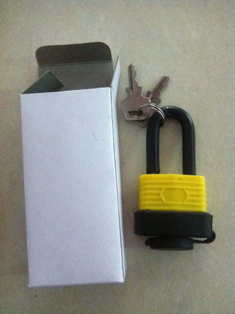 High Security waterproof long shackle lock in stock