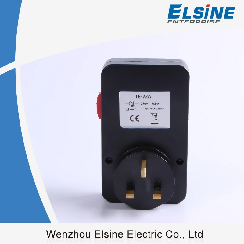 13A UK type 24hours Mechanical plug Timer socket