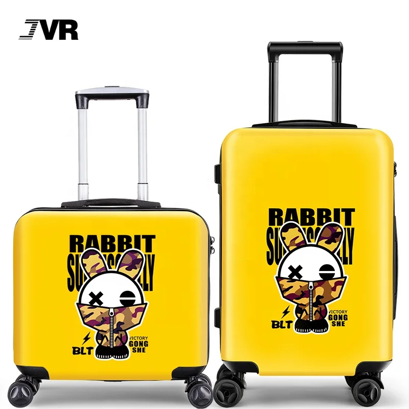 20 Inch Trolly Luxury Business Bags Travel Bags Custom Expandable Abs Girls Luggage For Kids / Children