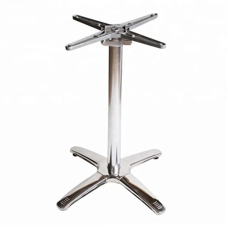 
Furniture hardware adjustable feet stainless steel folding table base foldable metal table legs 