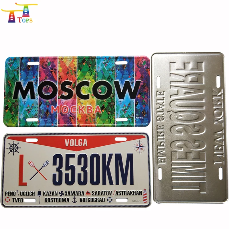 Тисненый логотип, декоративный автомобильный Металлический Алюминиевый номерной знак