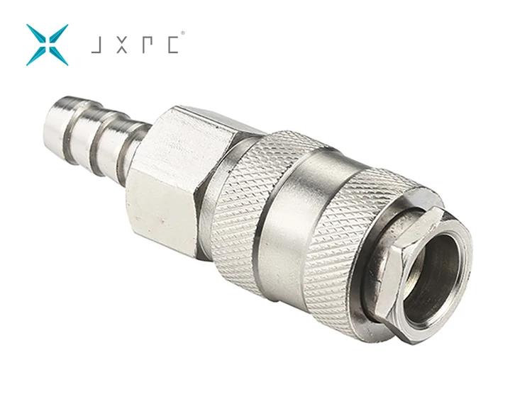 Gas Fitting Tube Connector Pneumatic Quick Steel and Brass Coupling
