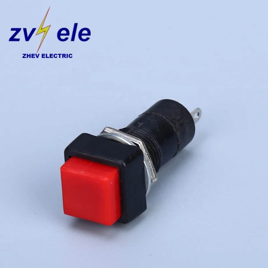 И черного цветов, на возраст 12 мм пластиковые PBS-12A B кнопочный переключатель с красной кнопки нормально открытый