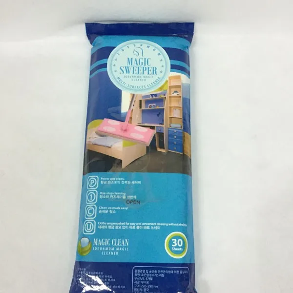 Eco-friendly Custom Disinfection Household Single cleansing floor wet wipes