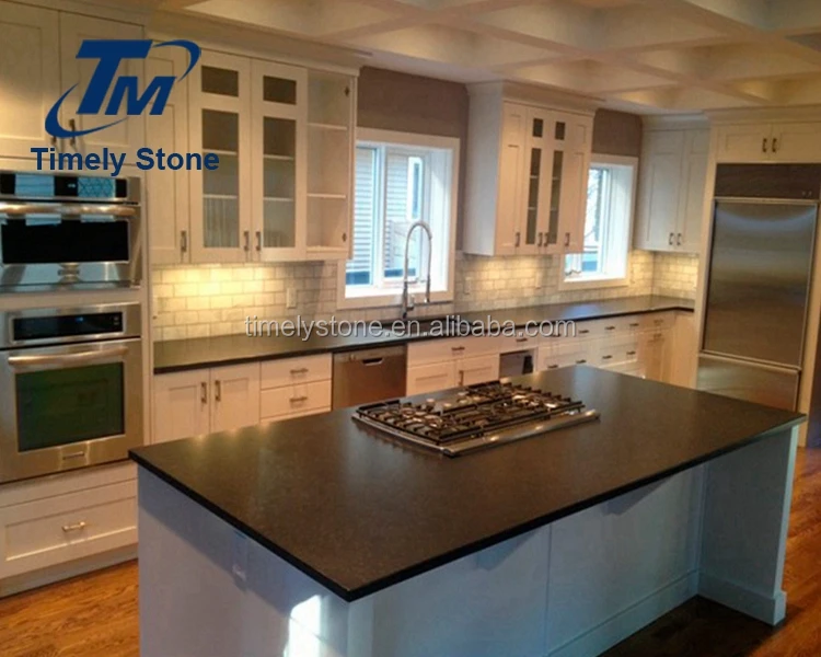 
natural black stone outdoor indoor model dining table tops 