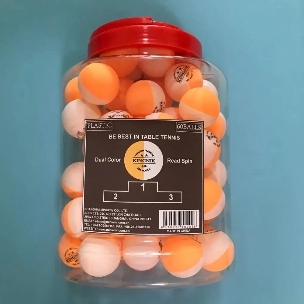 
Good bounce KINGNIK 2 star premium training table tennis ball (dual color) 