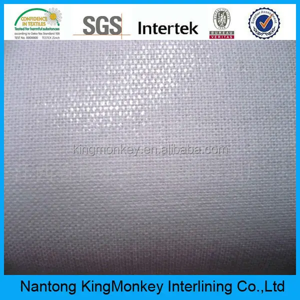 High quality top fused shirt collar interlining