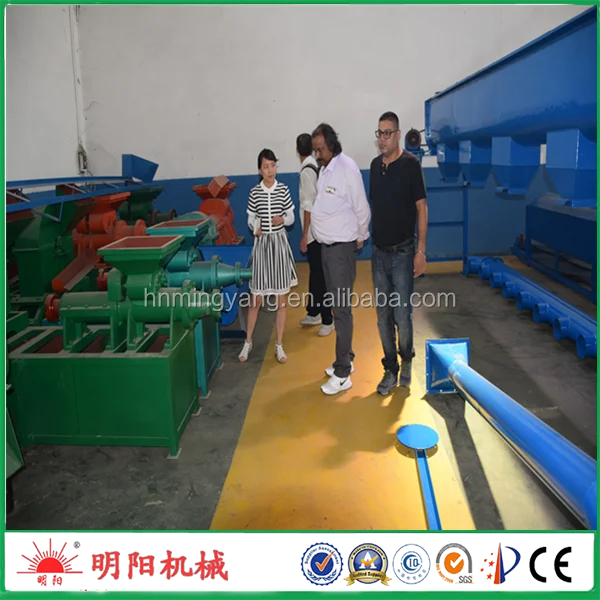 coal slime briquette machine/finger charcoal briquette maker/bamboo charcoal briquette extruder