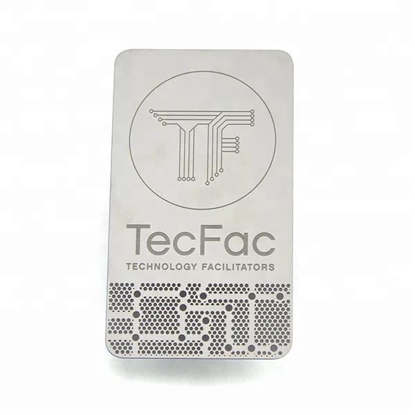 
Logo Etched Stainless Steel Metal Name Plates 