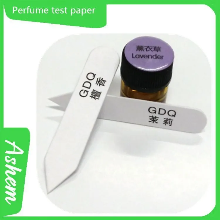 
China supplier perfume blotter cards smelling paper strips to test fragrances 