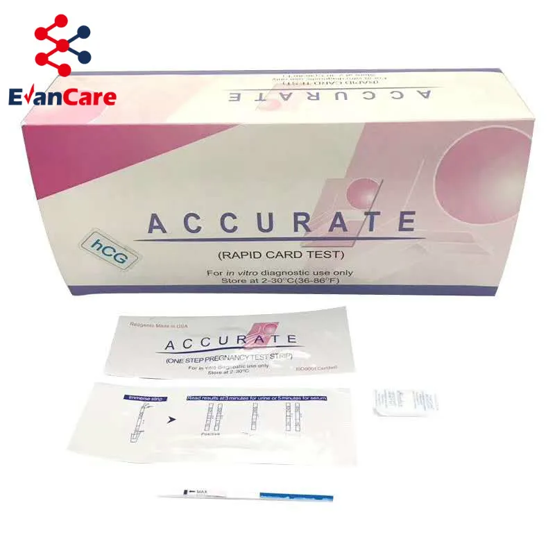 EVANCARE urine pregnancy test  for woman