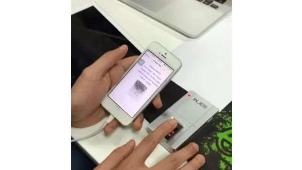 PDA 3G Мобильный Bluetooth беспроводной сканер отпечатков пальцев планшетный ПК