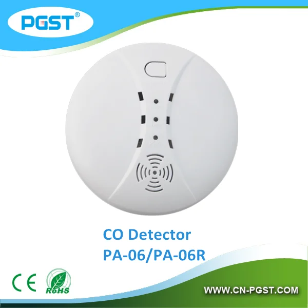 12 В беспроводной угарный газ детектор 433 мГц (PA-06RB) EN50291 CE RoHS