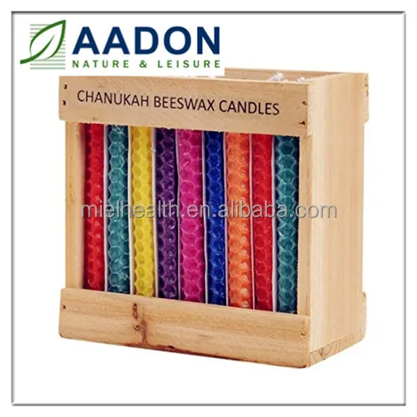Chanukah Candles for Menorah Hanukkah Celebrations Jewish candle Beeswax candle
