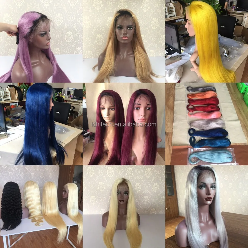 cheap wholesale manufacturer blonde 1b roots straight strong no shedding cuticle aligned virgin human hair lace front wigs