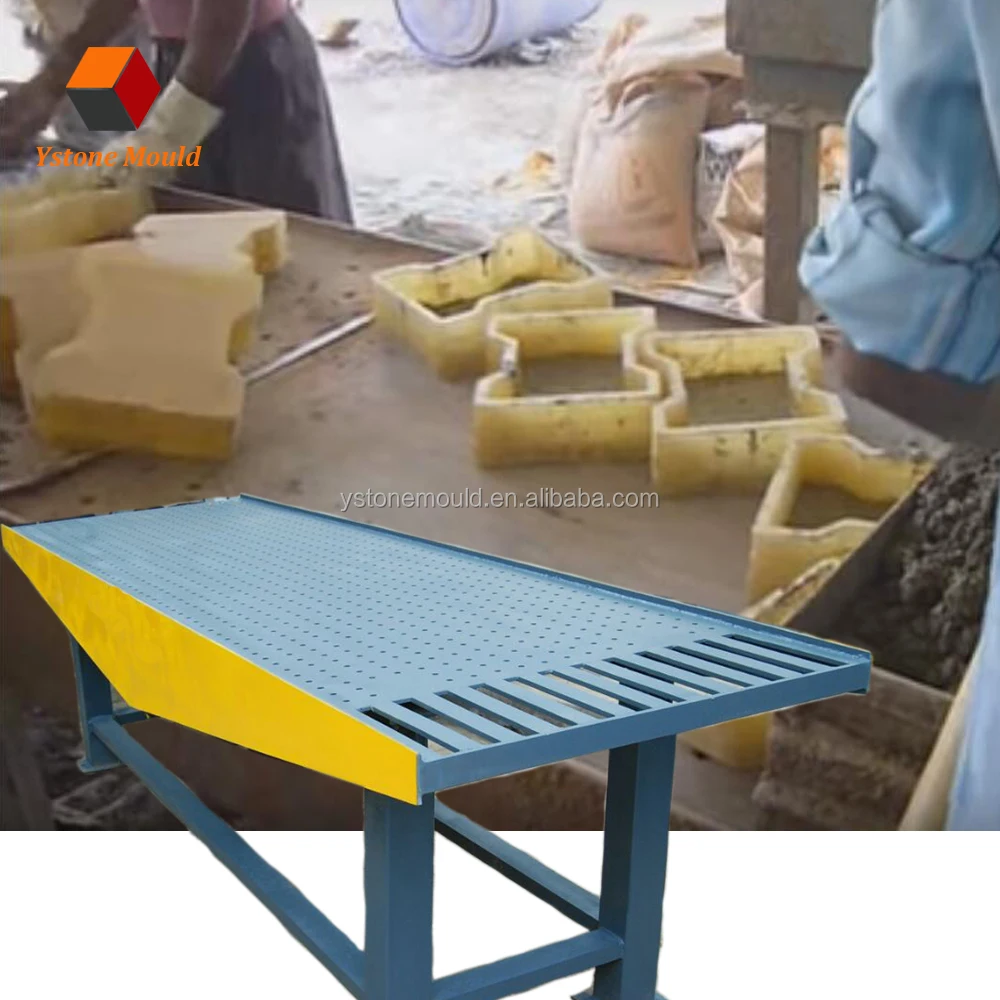 concrete paver block making concrete vibrating table