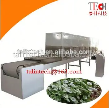 belt tunnel dryer ,Microwave herbs Sterilizer