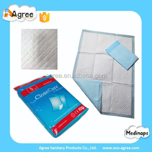 Manufacturer adult baby diaper multi size bed under pad for patients factory in QuanZhou