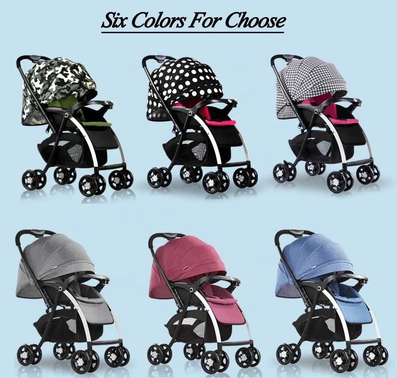 Anhui Hope Baby Stroller 2 in 1 Type Reversible Pram Stroller With Carseat