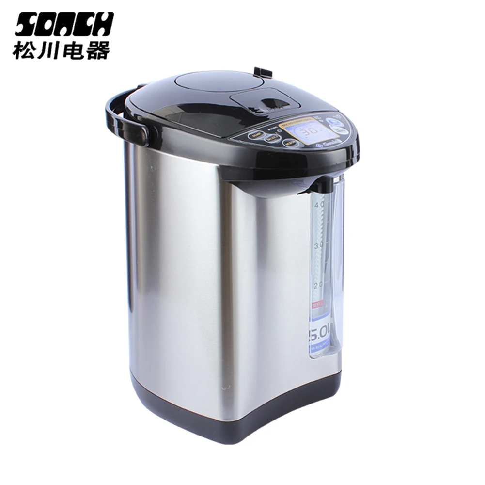 
5.5 Litre Big Thermo Pot Hot Water Boiler Stainless Steel Electric Water Kettle 