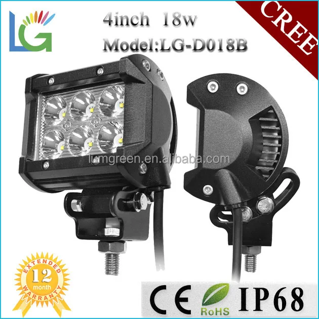2020 new 4inch 18W LED CRE E off road heavy duty Lights Bar SUV Military,Agriculture,Marine,Mining work light