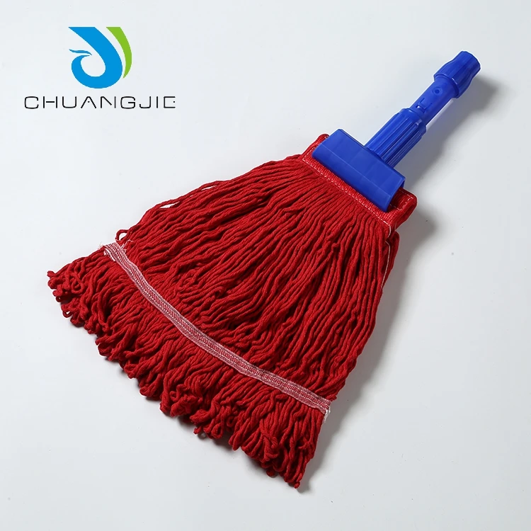 Practical detachable red household wet mop head refill