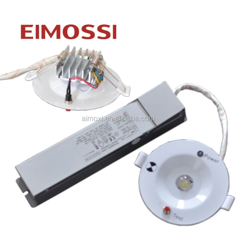Steel sheet recessed mounted led non-maintained led emergency downlight navigation emergenci spot