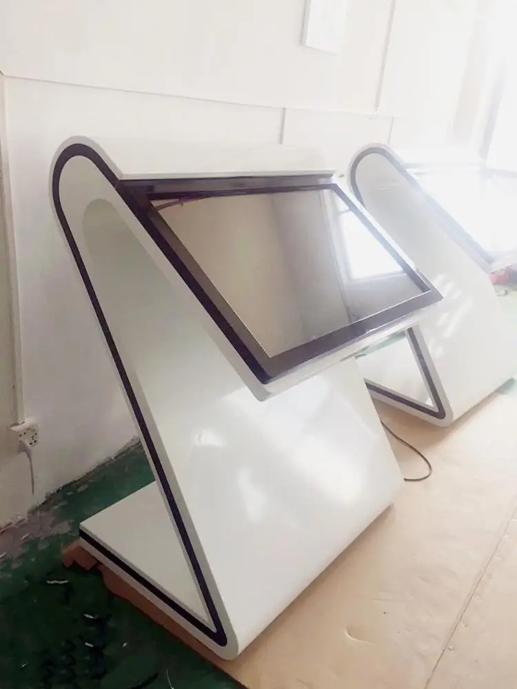 New 43inch Interactive Touchscreen Table Floor Standing Kiosk S Style Digital Signage with Windows OS