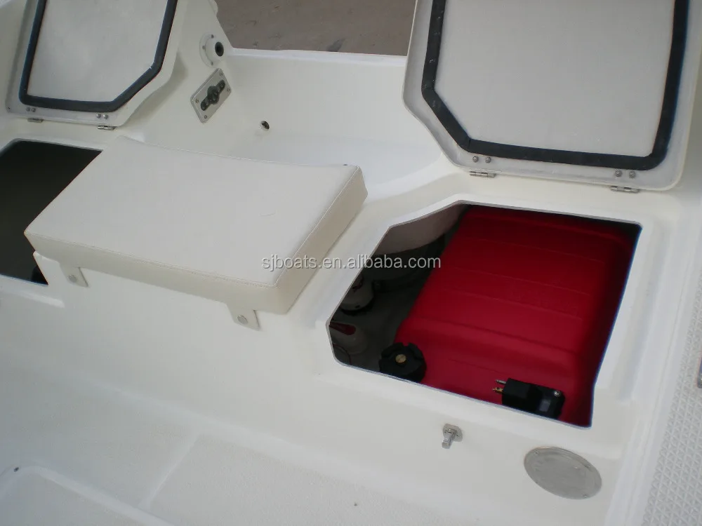 SANJ 15ft Fiberglass high speed small sport boat runabout Fishing factory fiberglass hull material for sale