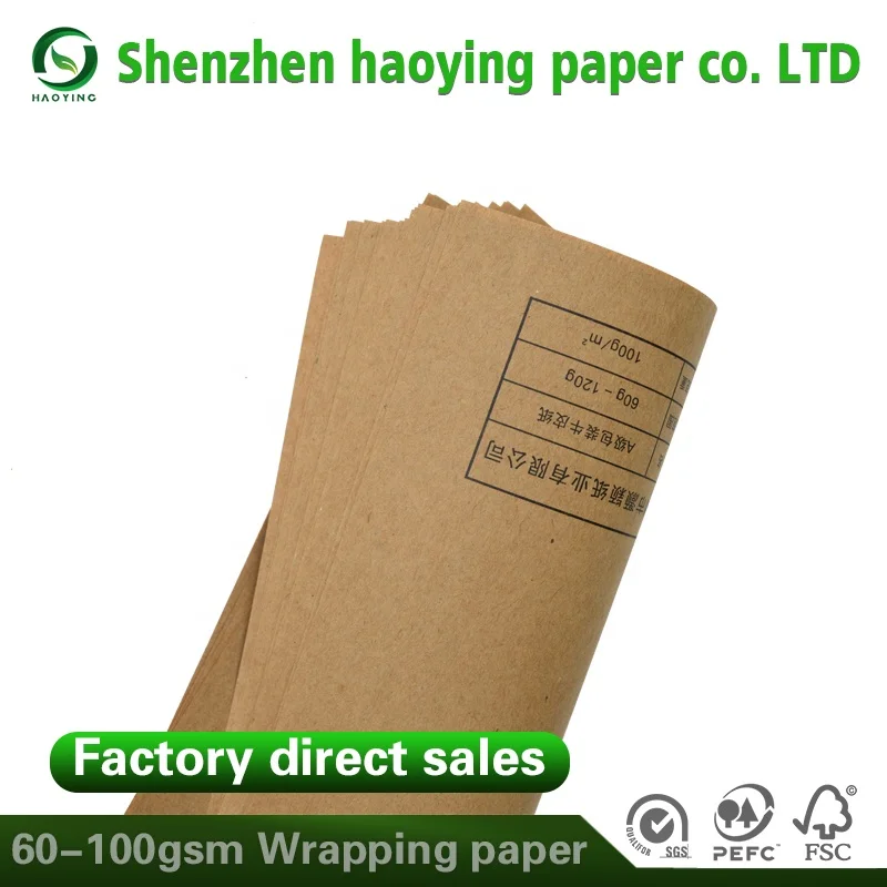 
virgin kraft liner paper,100% virgin wood pulp paper,brown kraft paper 
