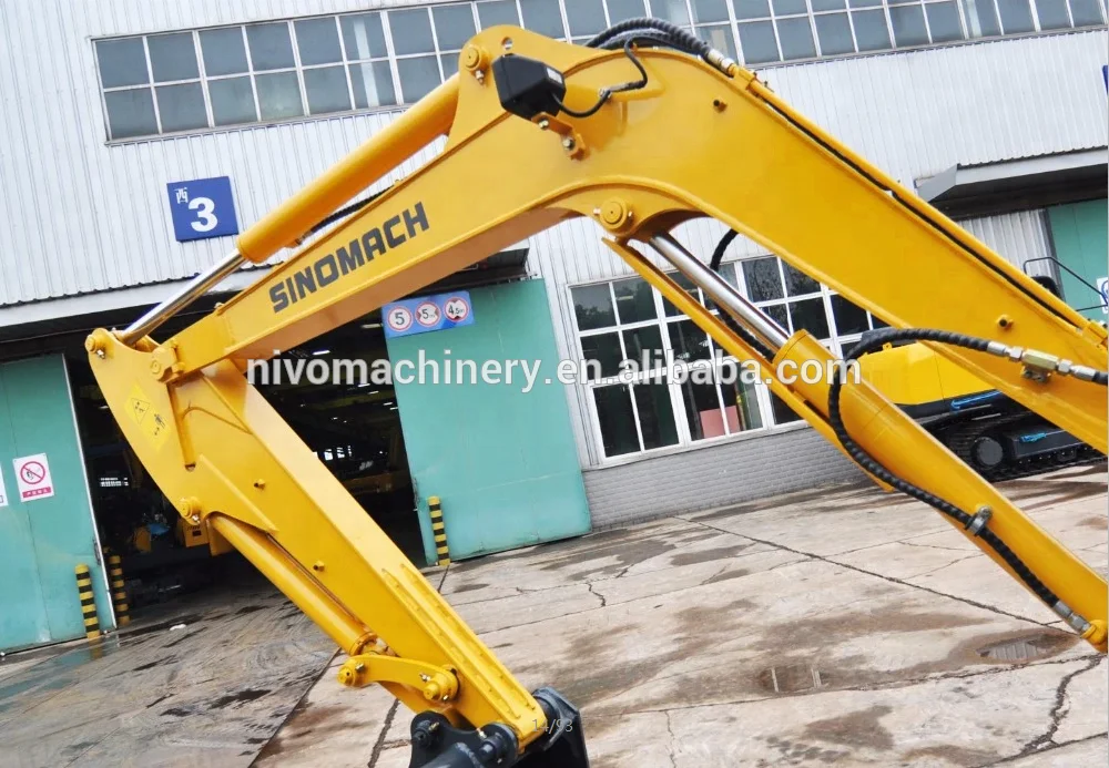 SINOMACH E65 6 ton mini turning around 360 angle hydraulic crawler excavator, accessories or after sales quick wear parts