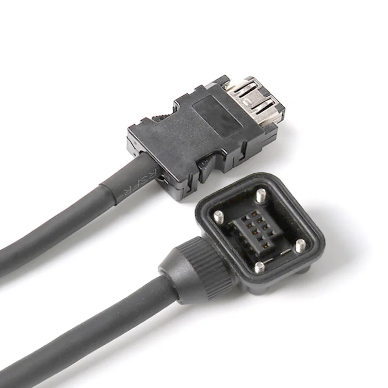 Servo motor low power encoder line high soft encoder tow chain cable for Mitsubishi MR-J3ENCBL5M-A1-L/H