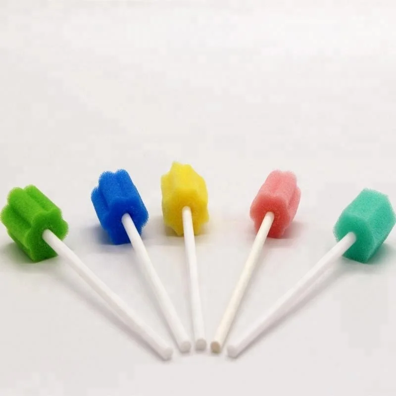 Oral Care Sponge Swab Tooth Cleaning Mouth Swabs