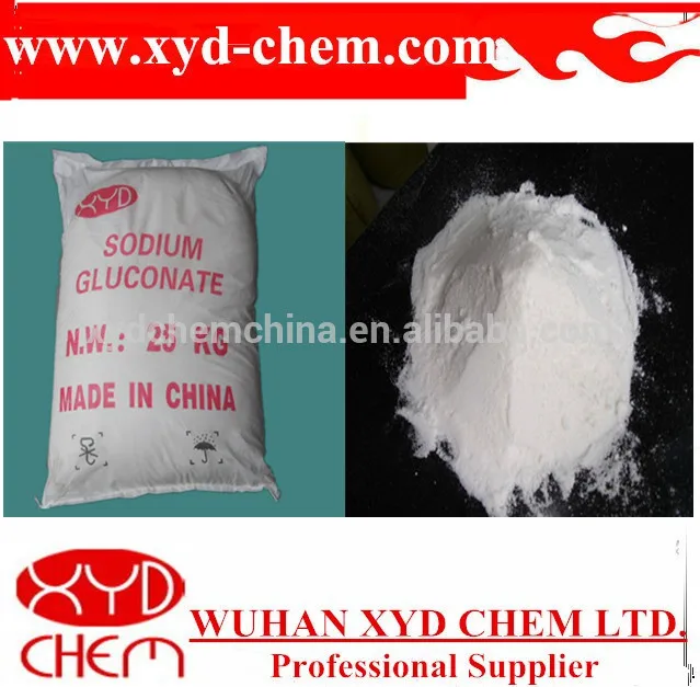 Белый высокой чистоты 99% пищевой и технический сорт глюконат натрия